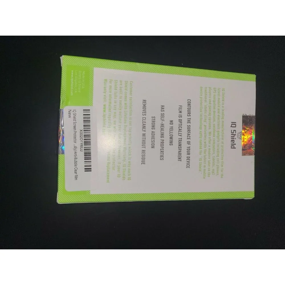 IQ Shield Samsung Galaxy S20 FE clear screen protector.